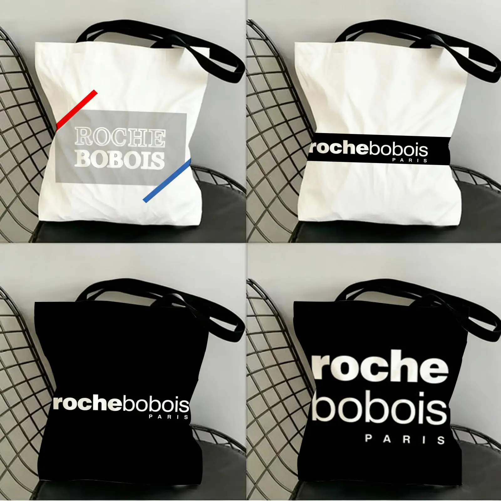 R-Roche Fashion B-Bobois Storage Bags Canvas Double-Sided Print Shopping Bag Large Capacity Aesthetic Reusable Tote Bag
R-Roche Fashion B-Bobois Storage Bags Canvas Double-Sided Print Shopping Bag Large Capacity Aesthetic Reusable Tote Bag
