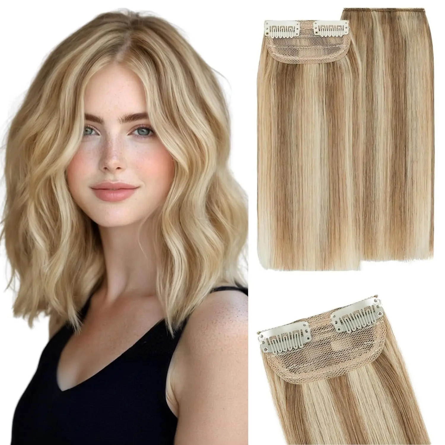 Real Human Hair Clip In Extensions-5 Pcs Single Clip Design-100% Remy Hairs Invisible Clip in Extensions for Thin Short Hair-Sea
Real Human Hair Clip In Extensions-5 Pcs Single Clip Design-100% Remy Hairs Invisible Clip in Extensions for Thin Short Hair-Sea