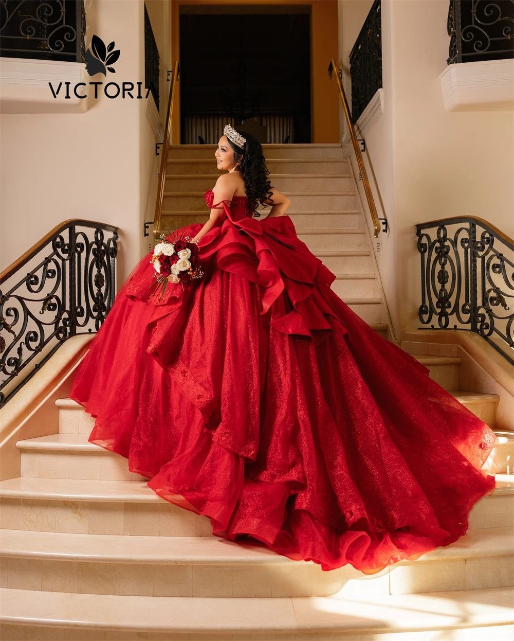 Glitter Red Bow Ruffles 15 Quinceanera Dresses 2024 Beaded Off The Shoulder Ball Gown Mexican Graduation Party Gowns Customized
Glitter Red Bow Ruffles 15 Quinceanera Dresses 2024 Beaded Off The Shoulder Ball Gown Mexican Graduation Party Gowns Customized