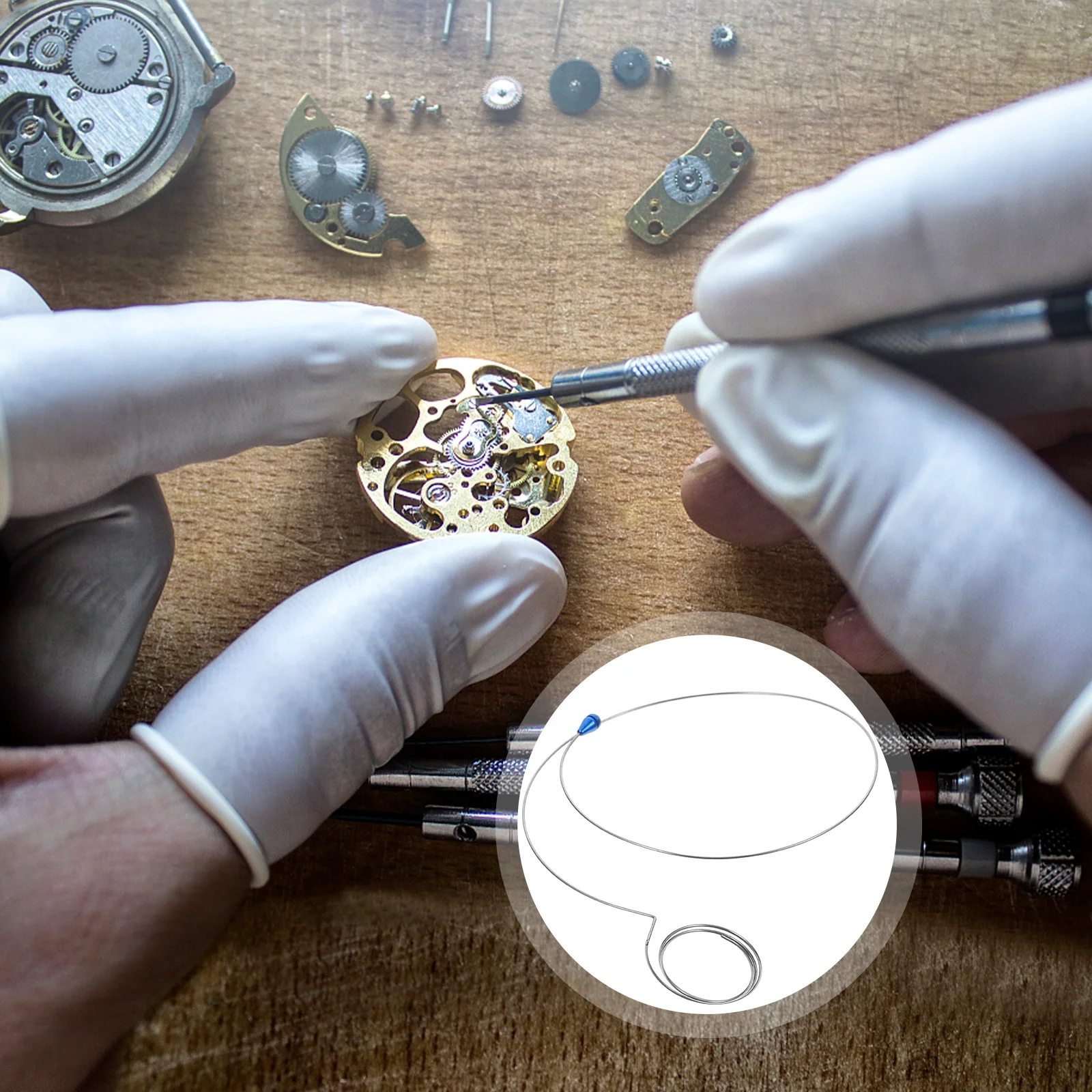 3 Pcs Watch Magnifier Steel Wire Circle Eyepiece Holder Repair Tool Rugged Frames Adjustable Perimeter Convenient Watchmaking
3 Pcs Watch Magnifier Steel Wire Circle Eyepiece Holder Repair Tool Rugged Frames Adjustable Perimeter Convenient Watchmaking