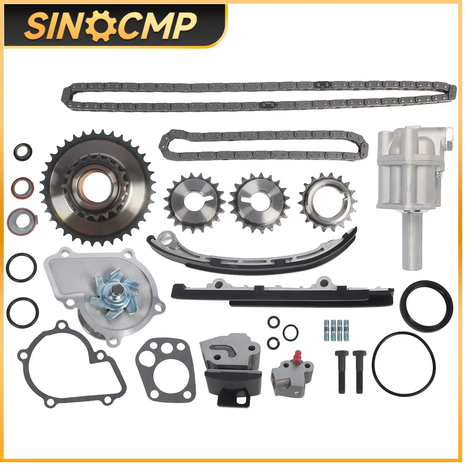 1Set Timing Chain Kit & Water & Oil Pump for 98-04 Nissan Frontier Xterra 2.4L 2389CC L4 DOHC KA24DE Automotive Engine Parts
1Set Timing Chain Kit & Water & Oil Pump for 98-04 Nissan Frontier Xterra 2.4L 2389CC L4 DOHC KA24DE Automotive Engine Parts