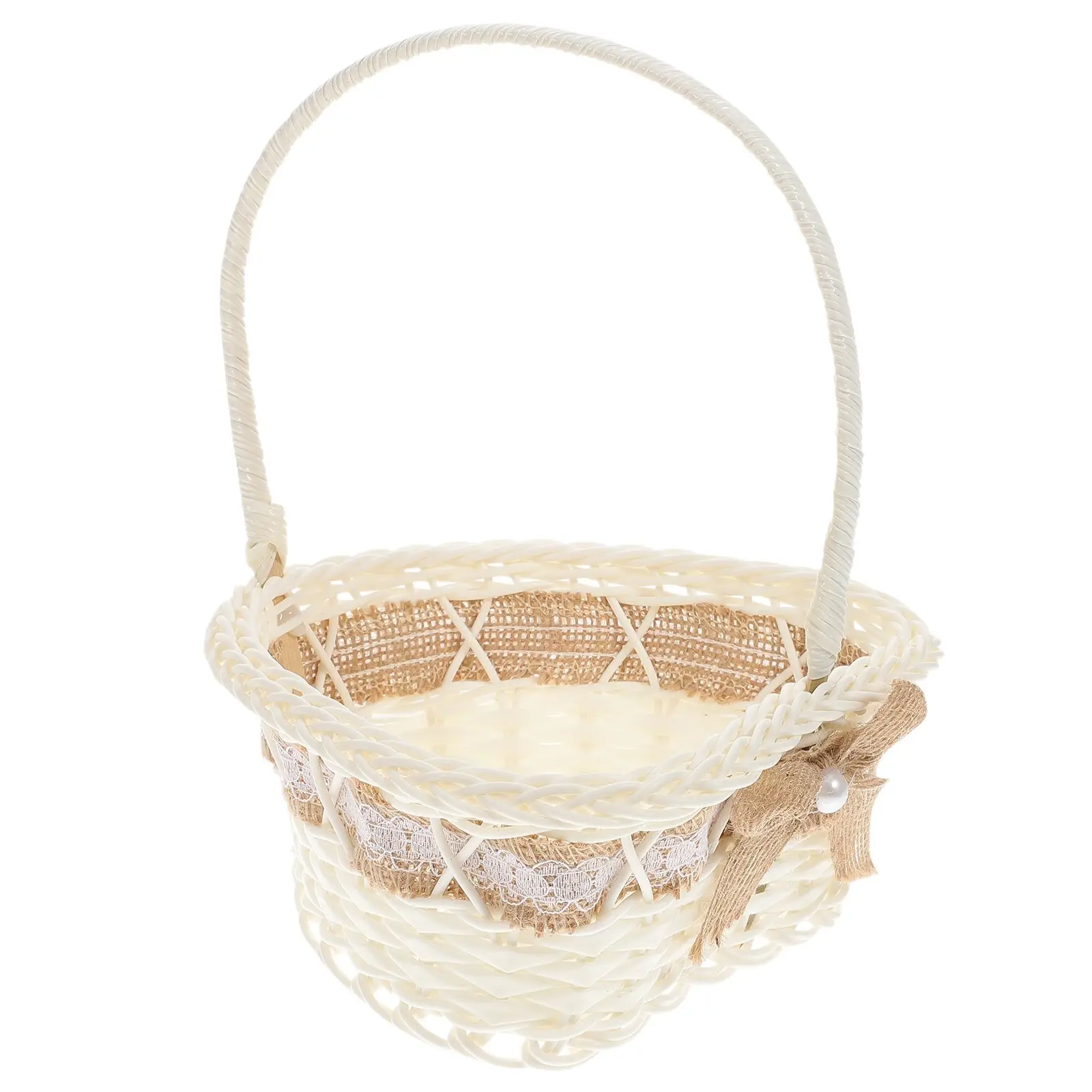 Heart Shaped Wedding Flower Basket Handwoven Bride Container for Petals Gifts Small Storage Balloons Portable Baskets
Heart Shaped Wedding Flower Basket Handwoven Bride Container for Petals Gifts Small Storage Balloons Portable Baskets