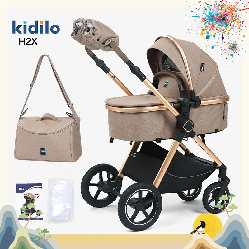Kidilo stroller Sit and lie down Lightweight folding children High landscape Two-way newborn baby bb stroller H2X
Kidilo stroller Sit and lie down Lightweight folding children High landscape Two-way newborn baby bb stroller H2X