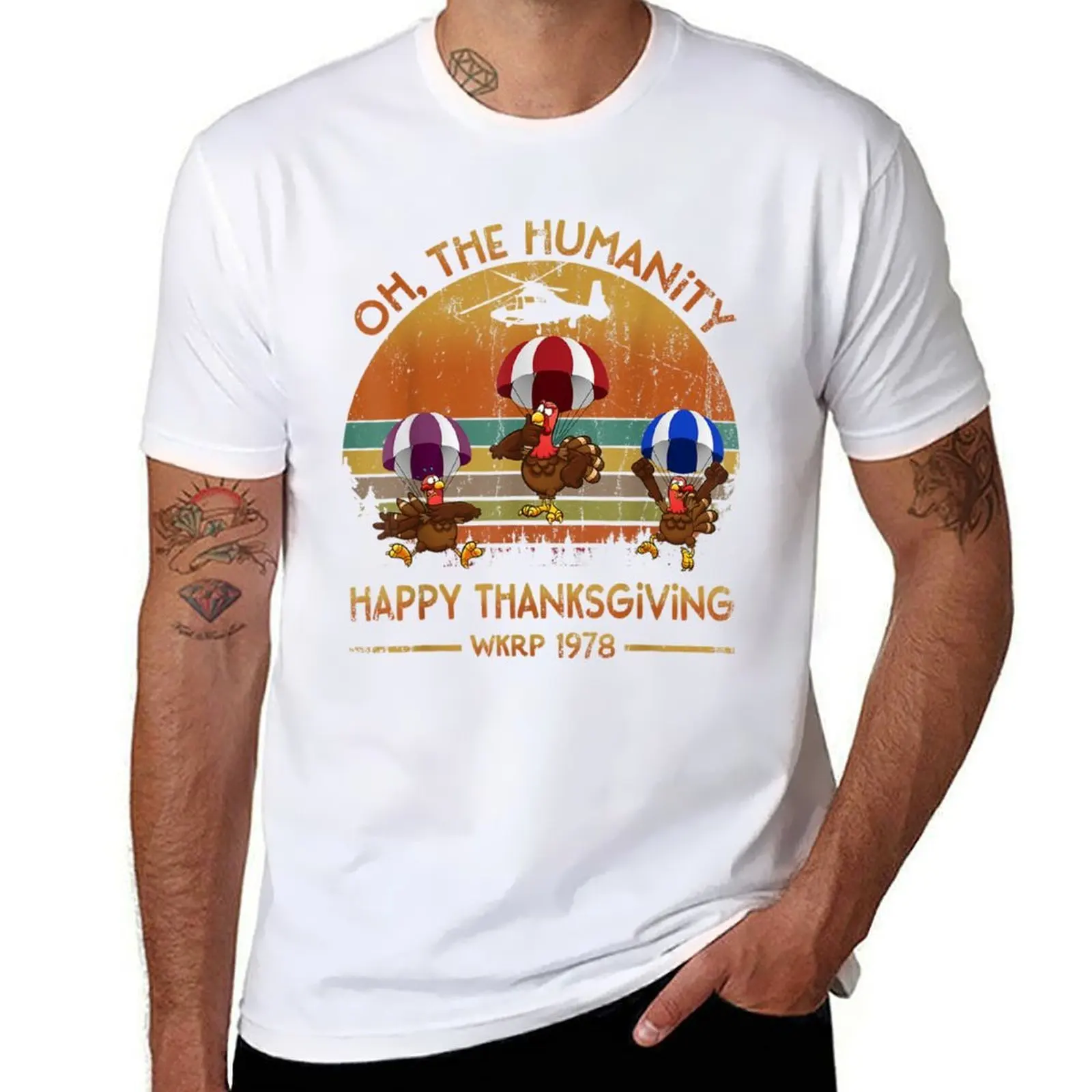 First Annual WKRP Thanksgiving Day Turkey Drop T-Shirt man t shirt cotton t shirts for man pack cotton T-Shirt
First Annual WKRP Thanksgiving Day Turkey Drop T-Shirt man t shirt cotton t shirts for man pack cotton T-Shirt