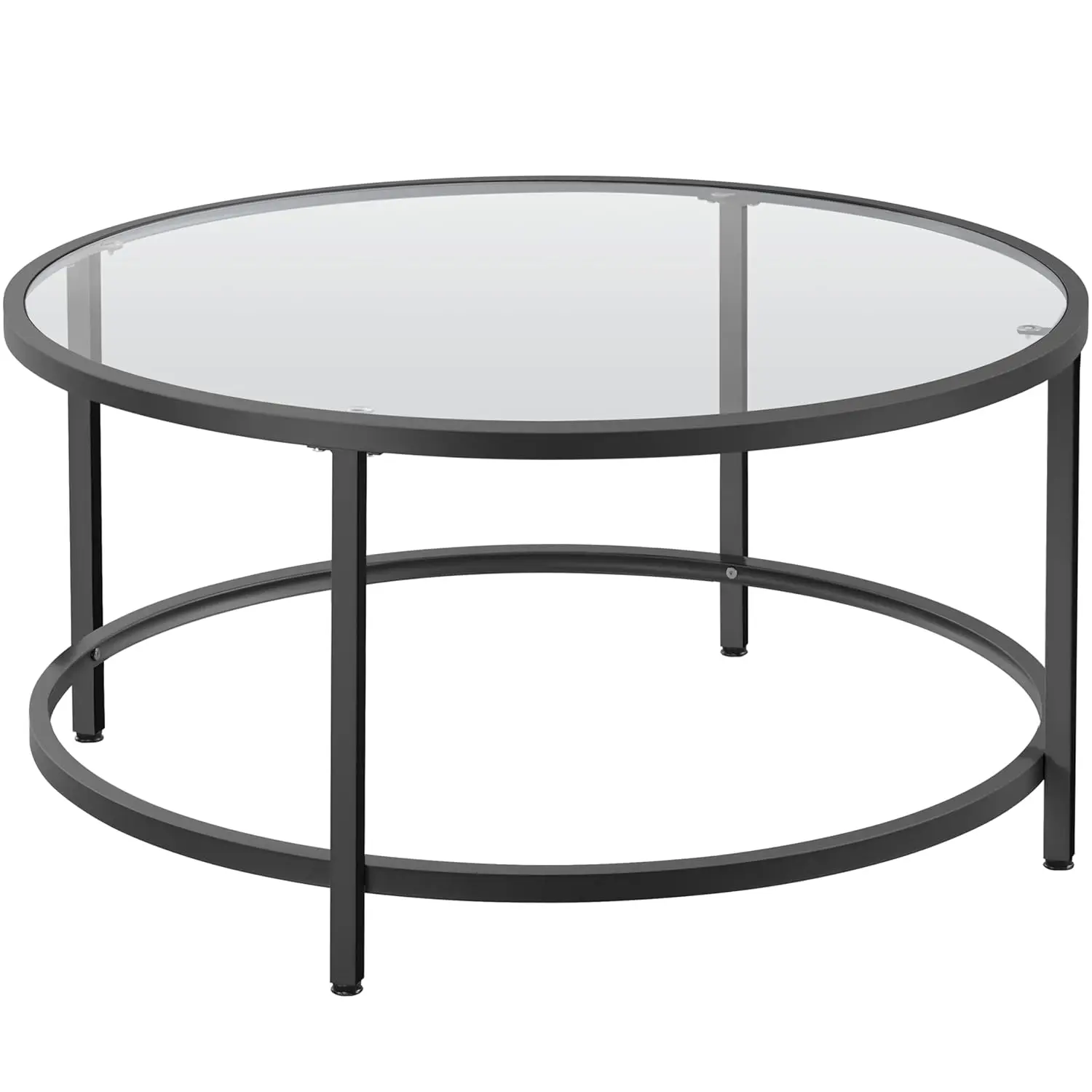36" Round Glass Coffee Table, Black Circle Coffee Table Center Table with Glass Top, Small Coffee Table for Living, Customized
36" Round Glass Coffee Table, Black Circle Coffee Table Center Table with Glass Top, Small Coffee Table for Living, Customized