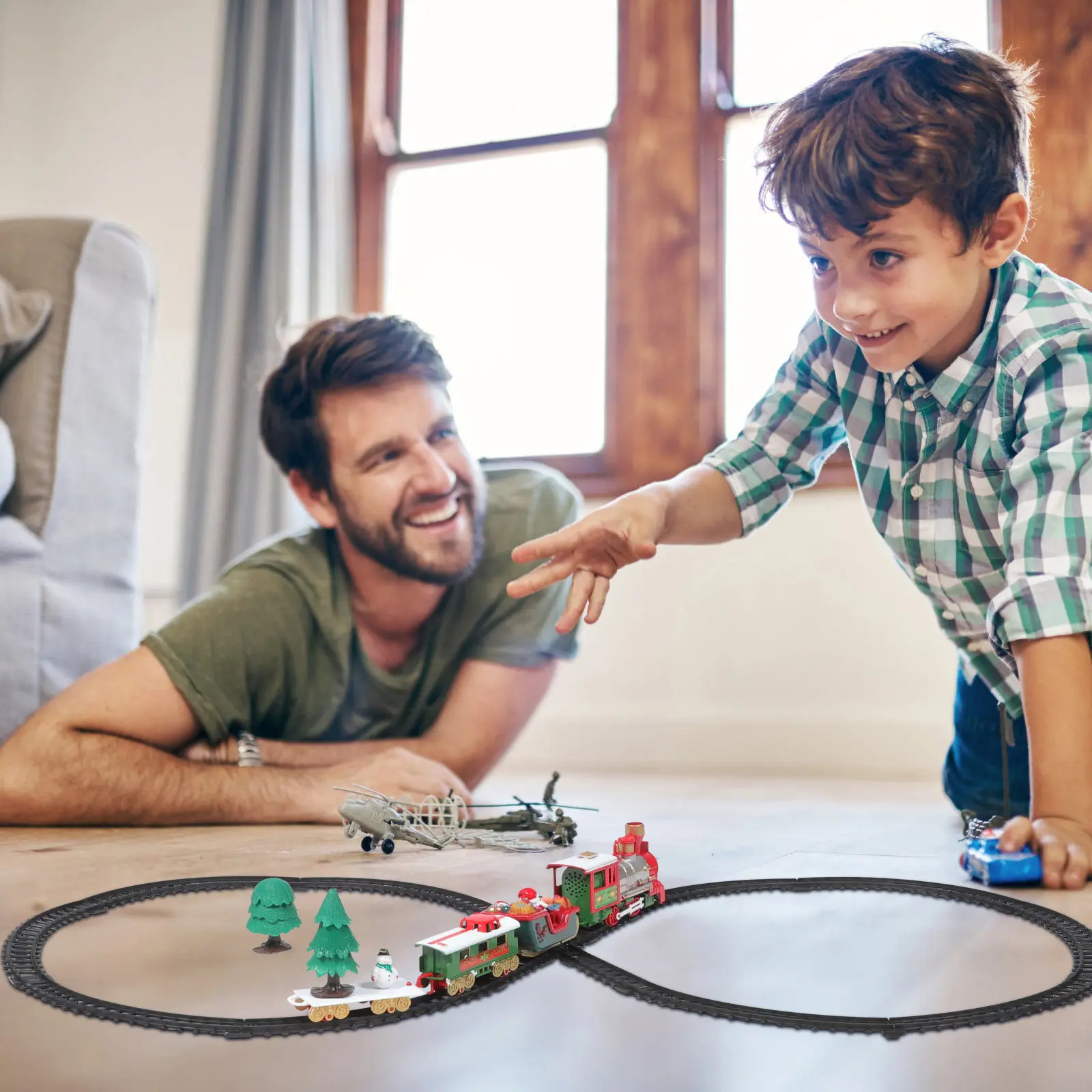 Kids Christmas Decorations Train Track Toy for Retro Assemble Toys Red Electric Children
Kids Christmas Decorations Train Track Toy for Retro Assemble Toys Red Electric Children