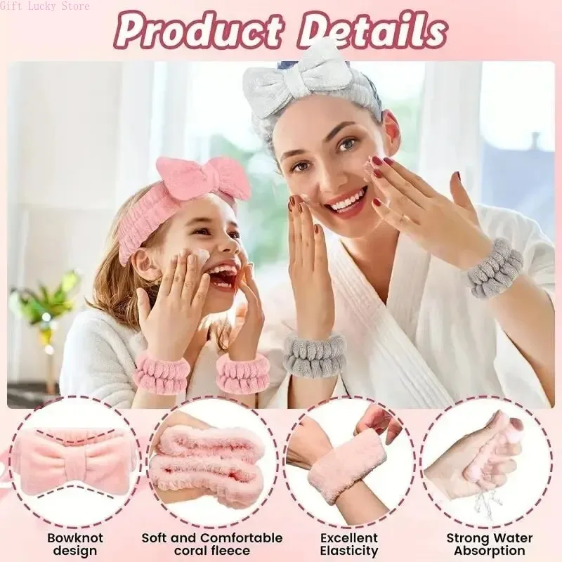 3pcs Microfiber Headbands and Wristbands Set Bath, Makeup and Fitness Soft and Absorbent Hairbands and Wrist Towels
3pcs Microfiber Headbands and Wristbands Set Bath, Makeup and Fitness Soft and Absorbent Hairbands and Wrist Towels