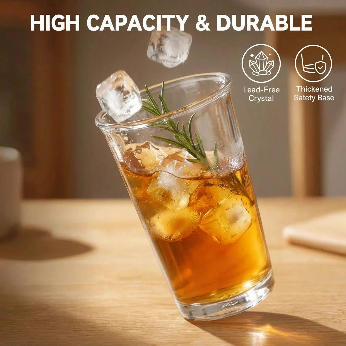 Premium Glass Cups-Elegant Minimalist Glassware for Coffee, Tea, Water, Drinks, Versatile Daily Use,Crystal Clear Tumblers
Premium Glass Cups-Elegant Minimalist Glassware for Coffee, Tea, Water, Drinks, Versatile Daily Use,Crystal Clear Tumblers