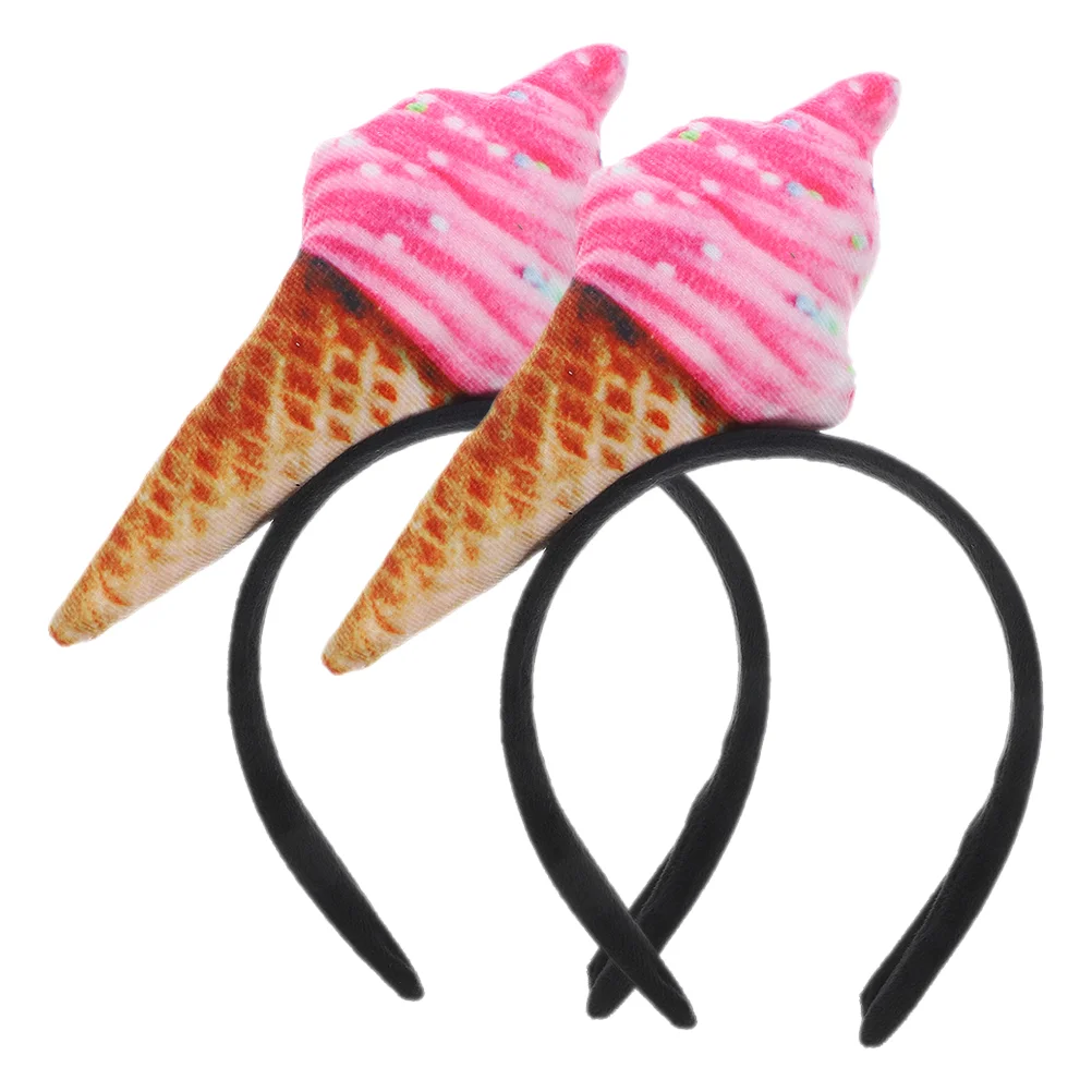 2 Pcs Ice Cream Headband Fun Halloween Headpiece Hair Accessories Party Decorations Fabric for Women Face Wash Child
2 Pcs Ice Cream Headband Fun Halloween Headpiece Hair Accessories Party Decorations Fabric for Women Face Wash Child