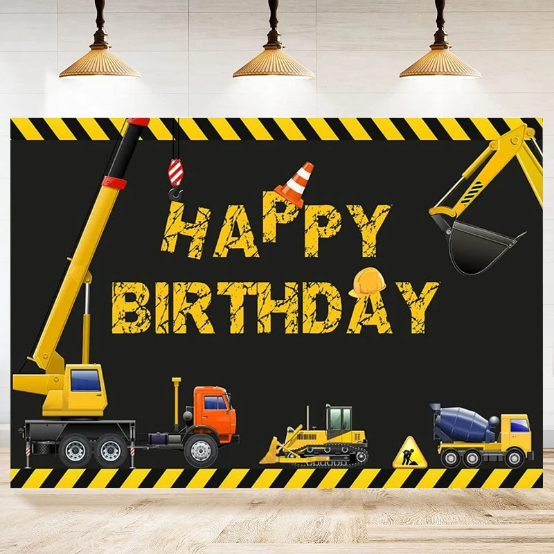 Construction Site Photography Backdrop Crane Dump Truck Excavator Background Birthday Party Decorate Banner
Construction Site Photography Backdrop Crane Dump Truck Excavator Background Birthday Party Decorate Banner