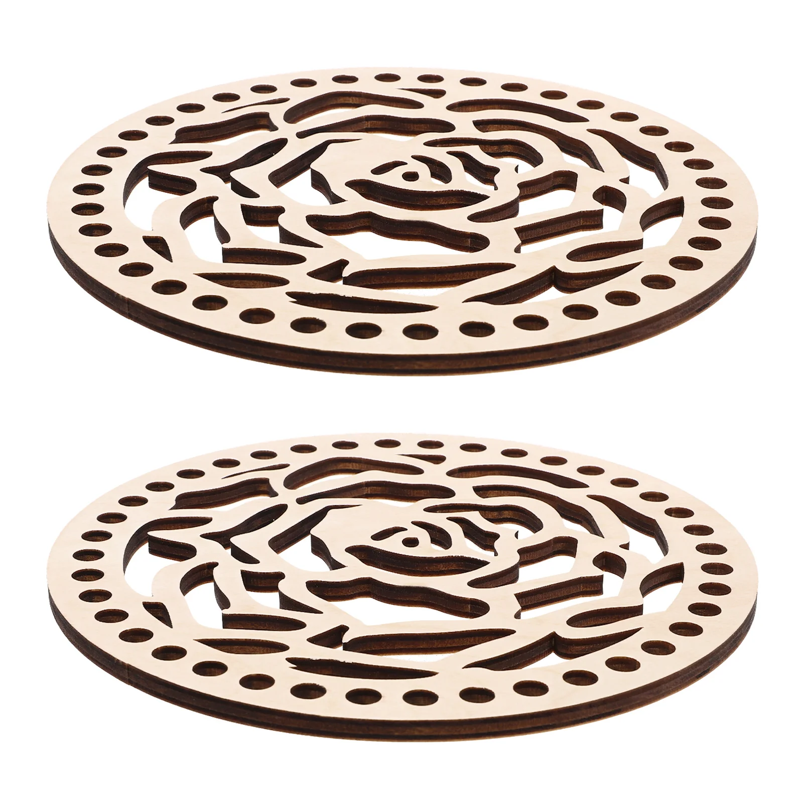 2 Pcs Wooden Basket Bottom Crochet Hollow Round Wood Craft Hollow Round Wood Basket Base Making Weaving Supplies
2 Pcs Wooden Basket Bottom Crochet Hollow Round Wood Craft Hollow Round Wood Basket Base Making Weaving Supplies