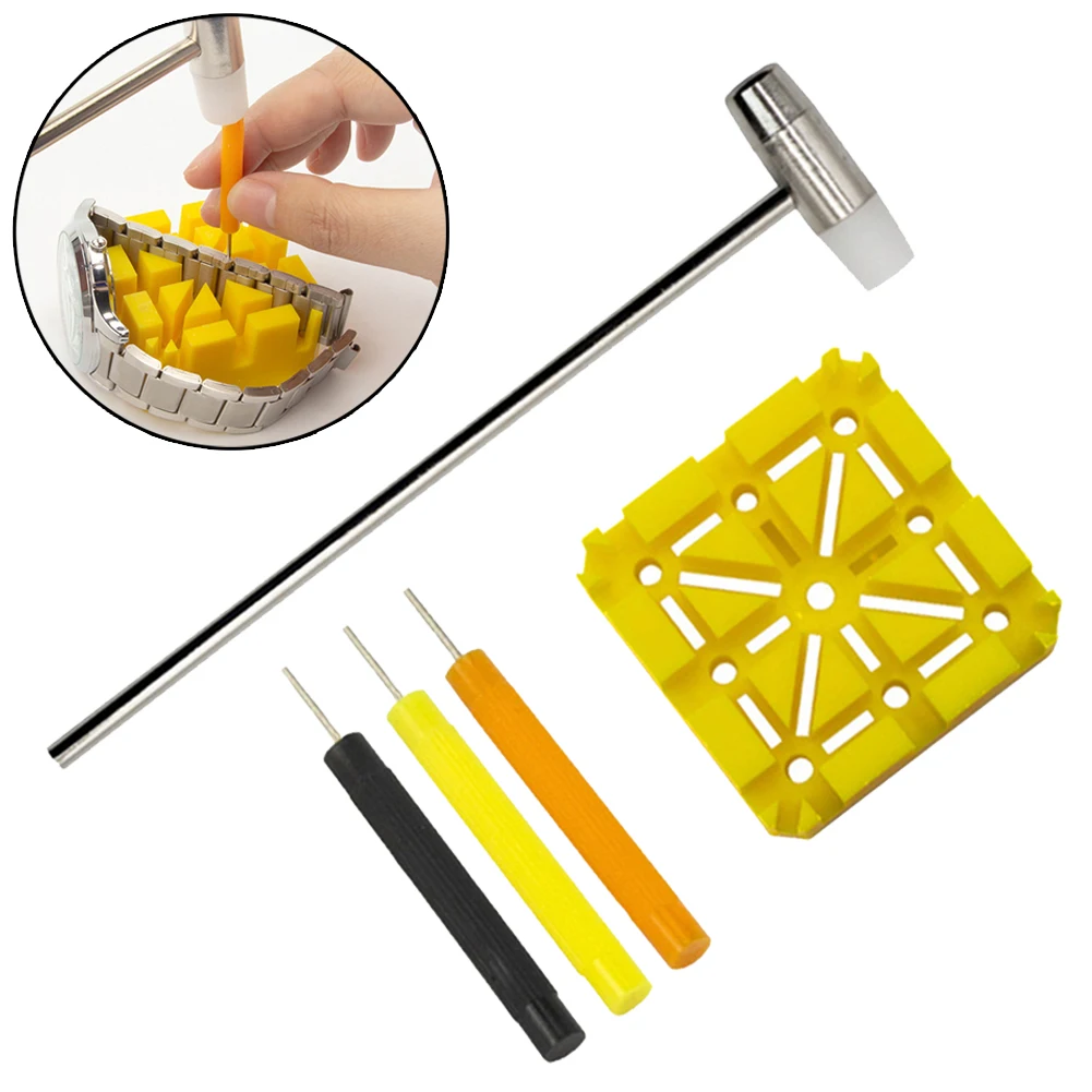 5PCS/set Watch Repair Tool Set Watch Link Band Slit Strap Bracelet Chain Pin Remover Adjuster Tool For Professional Watchmak
5PCS/set Watch Repair Tool Set Watch Link Band Slit Strap Bracelet Chain Pin Remover Adjuster Tool For Professional Watchmak