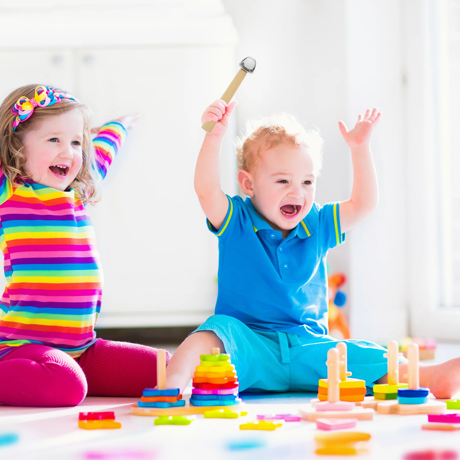 6pcs Bell Teaching Aids Material Lightweight Kids Music Toys Rattles Shaker Instruments Hand Eye Coordination Baby Gifts
6pcs Bell Teaching Aids Material Lightweight Kids Music Toys Rattles Shaker Instruments Hand Eye Coordination Baby Gifts