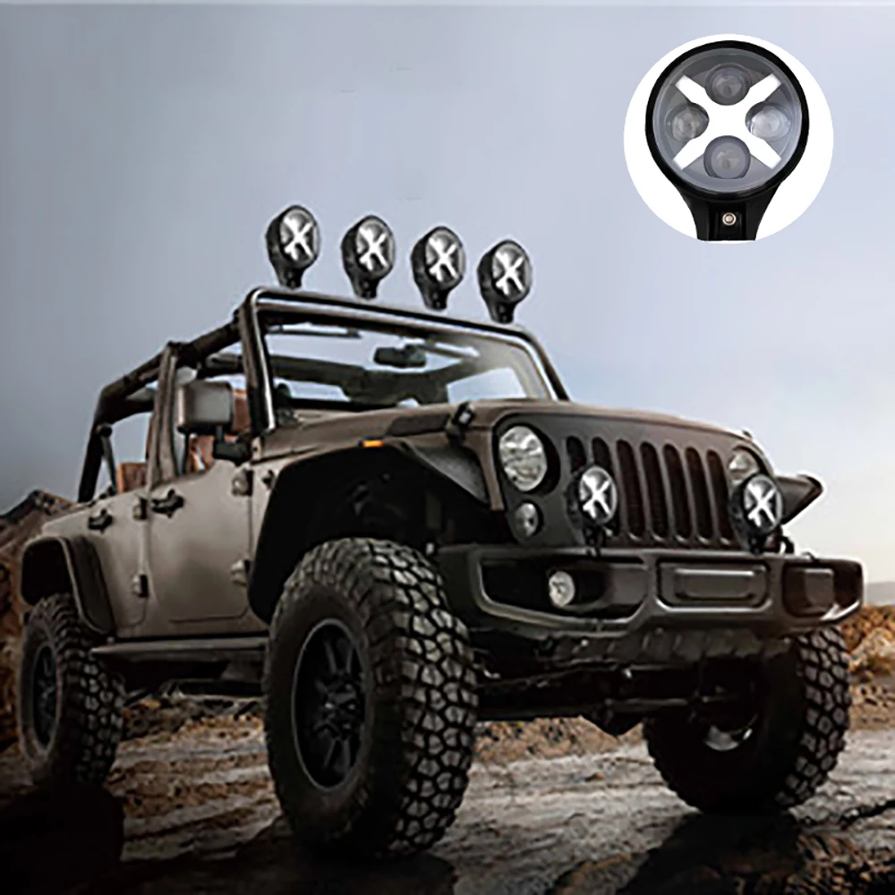 Lantsun J104 LED Search Light Aluminum Alloy Worklight for Jeep for Wrangler JK07-17, 1-Pair
Lantsun J104 LED Search Light Aluminum Alloy Worklight for Jeep for Wrangler JK07-17, 1-Pair