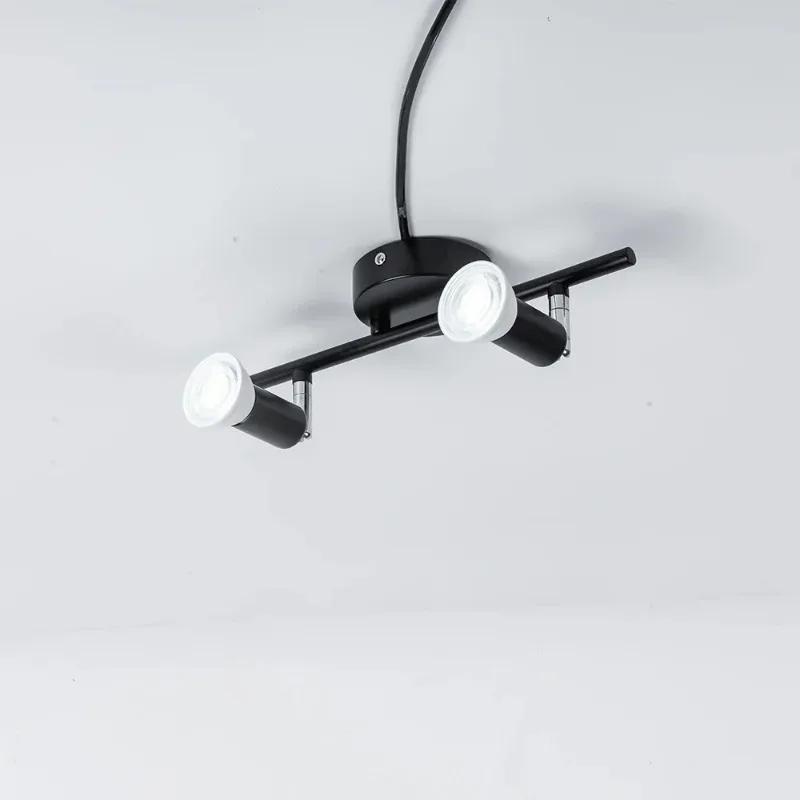 Black Design Adjustable Led Ceiling Lighting 1/2/3/4 Heads Rotatable Ceiling Lampshade for Living Room Store Cafe Decor Fixtures
Black Design Adjustable Led Ceiling Lighting 1/2/3/4 Heads Rotatable Ceiling Lampshade for Living Room Store Cafe Decor Fixtures