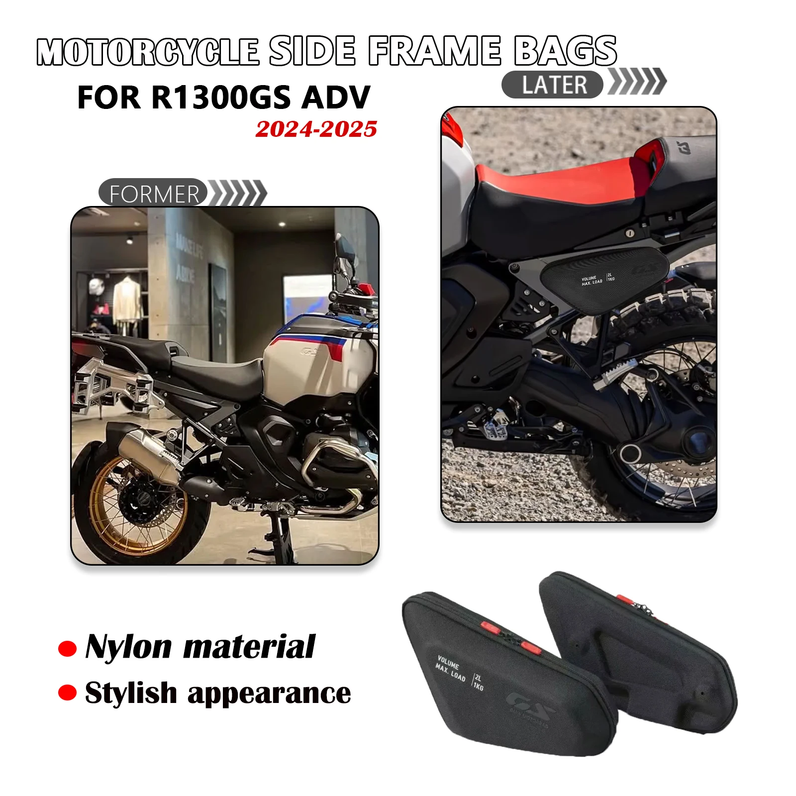 Для BMW R1300GS Adventure R 1300 GS R1300 GS ADV 2024 2025 новая мотоциклетная боковая рама, сумка для хранения, водонепроницаемая сумка
Для BMW R1300GS Adventure R 1300 GS R1300 GS ADV 2024 2025 новая мотоциклетная боковая рама, сумка для хранения, водонепроницаемая сумка