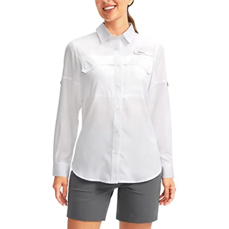 Pudolla Women's UPF 50+ UV Sun Protection Shirts Long Sleeve Fishing Hiking Shirt Cool Lightweight Travel Safari Shirts
Pudolla Women's UPF 50+ UV Sun Protection Shirts Long Sleeve Fishing Hiking Shirt Cool Lightweight Travel Safari Shirts