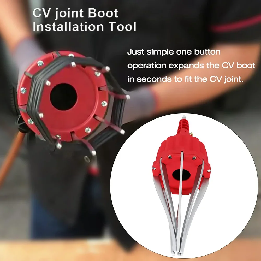 Pneumatic Boot Spreader For Constant Velocity Joint, No Disassembly Required, Drive Half Shaft, CV Axle Removal, Extension Tool
Pneumatic Boot Spreader For Constant Velocity Joint, No Disassembly Required, Drive Half Shaft, CV Axle Removal, Extension Tool