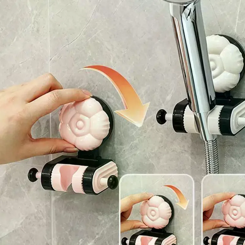 New Rose Shower Head Holder, Suction Cup Type, Movable, No-drill, Adjustable, Swivel Type, Bathroom/toilet Shower Head.
New Rose Shower Head Holder, Suction Cup Type, Movable, No-drill, Adjustable, Swivel Type, Bathroom/toilet Shower Head.