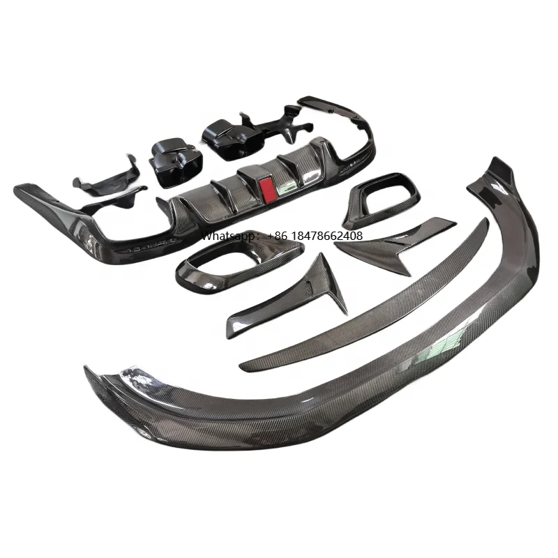 Carbon Fiber Body Kit for S-Class W222 2019 S63 S65 Upgrades B Style Front lip fender rear diffuser exhaust pipe spoiler
Carbon Fiber Body Kit for S-Class W222 2019 S63 S65 Upgrades B Style Front lip fender rear diffuser exhaust pipe spoiler