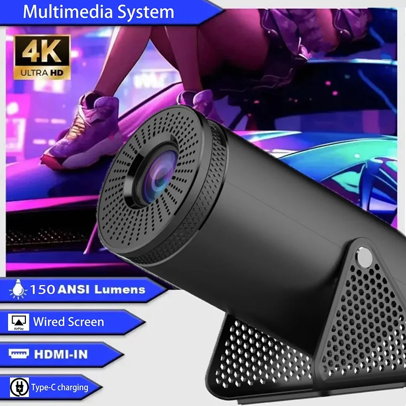 4K Projector H300 Android 11 Portable RK3326 Quad Core BT5.0 1280*720P Home Cinema Dual Wifi6 120ANSI Outdoor Projetor
4K Projector H300 Android 11 Portable RK3326 Quad Core BT5.0 1280*720P Home Cinema Dual Wifi6 120ANSI Outdoor Projetor