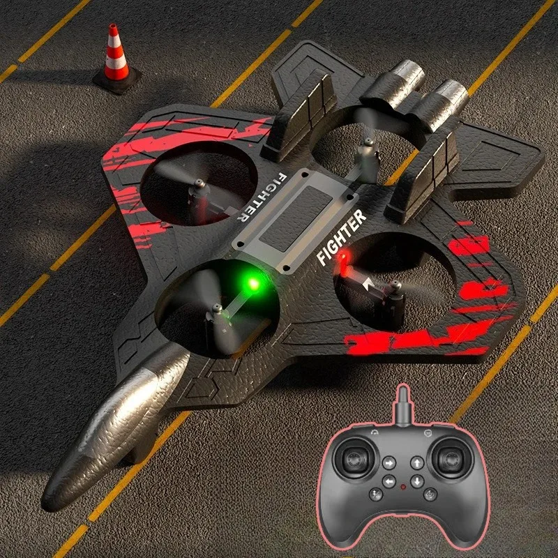 Remote Control Fighter Kids Flying Helicopter RC Hobby Jet Plane 2.4G Stunt Foam Fighter Airplane Toy Drone With Light
Remote Control Fighter Kids Flying Helicopter RC Hobby Jet Plane 2.4G Stunt Foam Fighter Airplane Toy Drone With Light