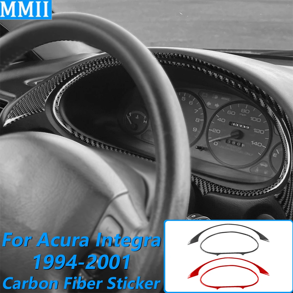 For Acura Integra 1994-2001 Carbon Fiber Instrument Speedometer Panel Cover Trim Set Car Accessories Interior Decoration Sticker
For Acura Integra 1994-2001 Carbon Fiber Instrument Speedometer Panel Cover Trim Set Car Accessories Interior Decoration Sticker