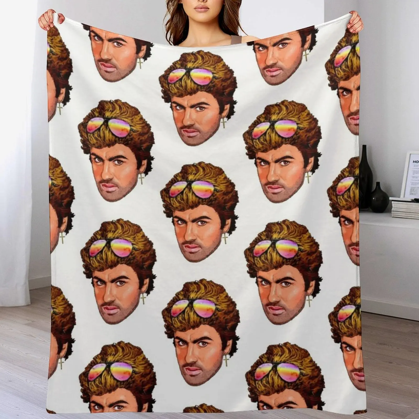 GEORGE! Throw Blanket Warm Accent Blanket for Living Room Decoration
GEORGE! Throw Blanket Warm Accent Blanket for Living Room Decoration