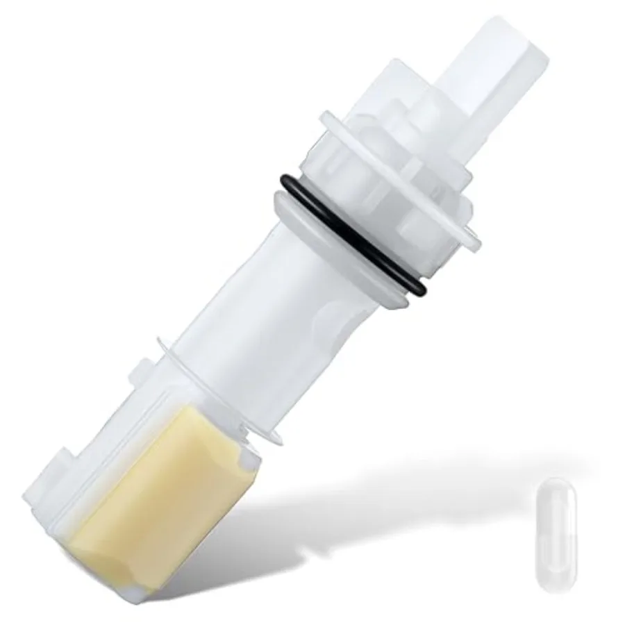 Shower Diverter Assembly, Compatible with Delta Faucet RP17730 Diverter Cartridge Replacement, for Use for 3 Handle Tub and Sho
Shower Diverter Assembly, Compatible with Delta Faucet RP17730 Diverter Cartridge Replacement, for Use for 3 Handle Tub and Sho
