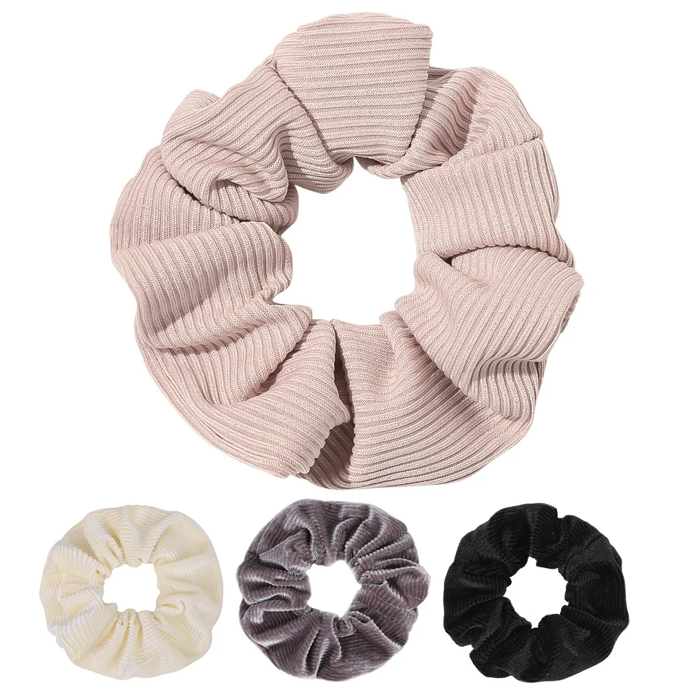 4Pcs Corduroy Hair Scrunchies Multi Use As Bracelet Elastic Hair Bands for Women Trendy Ponytail Holders Gift for Girlfriend
4Pcs Corduroy Hair Scrunchies Multi Use As Bracelet Elastic Hair Bands for Women Trendy Ponytail Holders Gift for Girlfriend