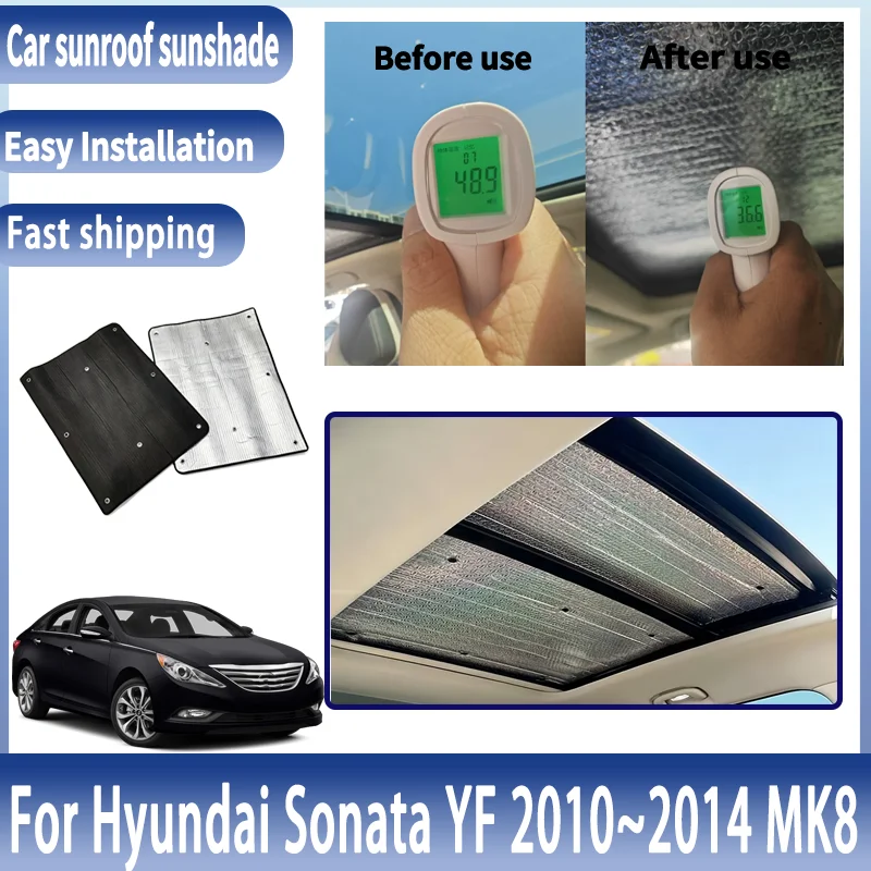 Auto Sunroof Sunshades For Hyundai Sonata YF 2010~2014 MK8 2012 Car Skylight Roof Sunscreen Heat Insulation Anti-UV Accessories
Auto Sunroof Sunshades For Hyundai Sonata YF 2010~2014 MK8 2012 Car Skylight Roof Sunscreen Heat Insulation Anti-UV Accessories