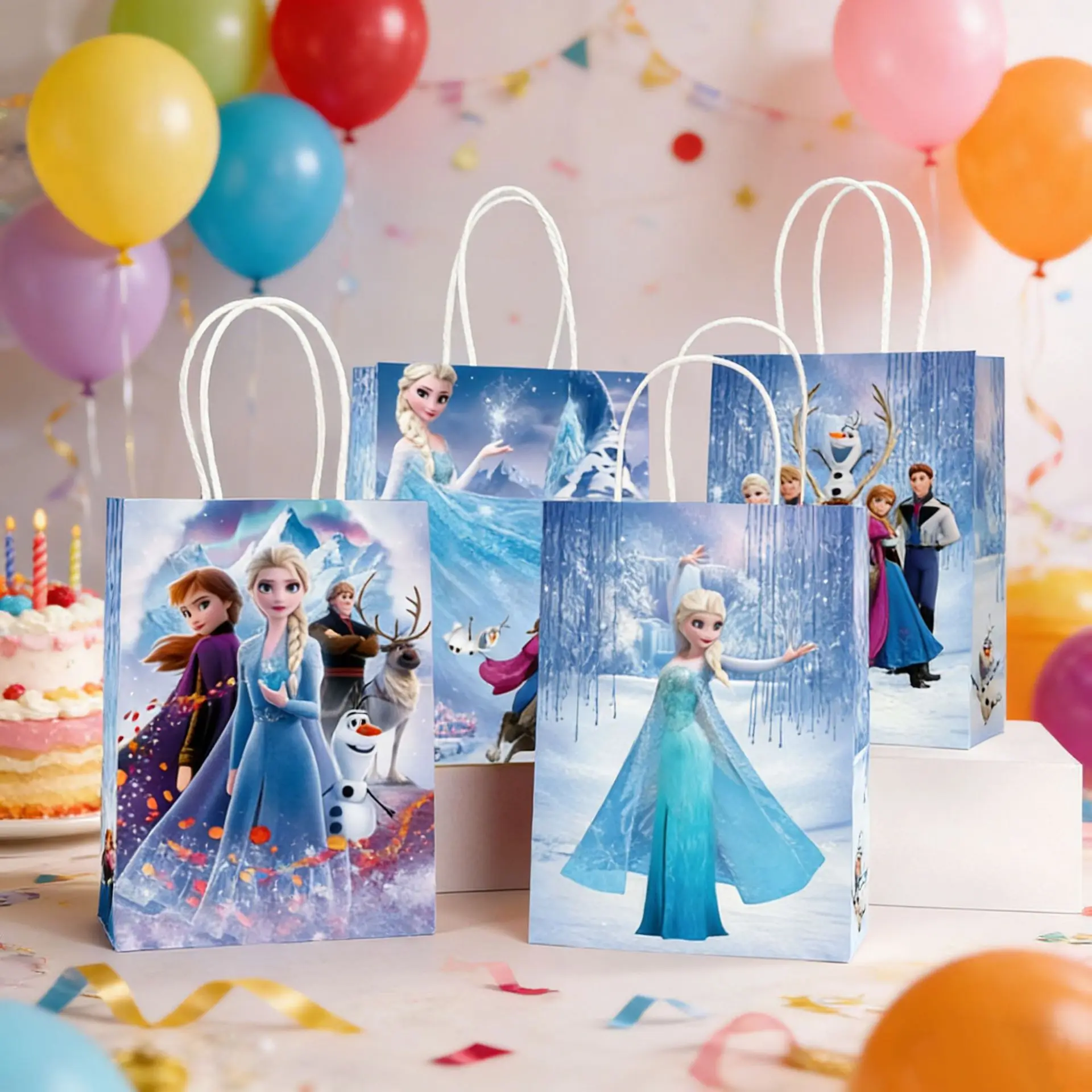 Elsa and Anna Princess Gift Bag, Frozen-themed Tote Bag
Elsa and Anna Princess Gift Bag, Frozen-themed Tote Bag