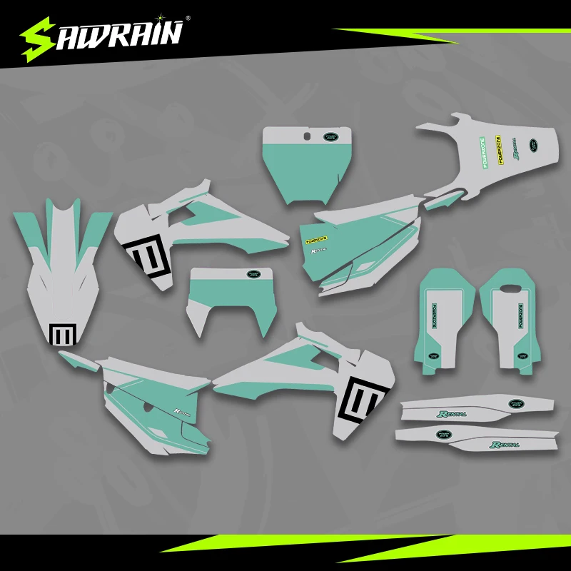 Мотоциклетные графические фоны Sawrain, наборы наклеек для Husqvarna 19-21 TC FC TX FX FS 20-22 TE FE 04
Мотоциклетные графические фоны Sawrain, наборы наклеек для Husqvarna 19-21 TC FC TX FX FS 20-22 TE FE 04