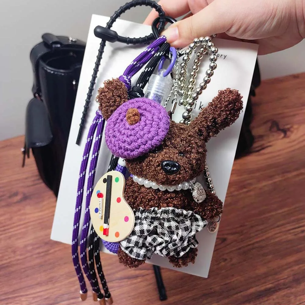 Креативный новый милый щенок художник плюшевая кукла кулон тканая веревка кулон кукла брелок для девочек меховая сумка кулон сумка аксессуары
Креативный новый милый щенок художник плюшевая кукла кулон тканая веревка кулон кукла брелок для девочек меховая сумка кулон сумка аксессуары