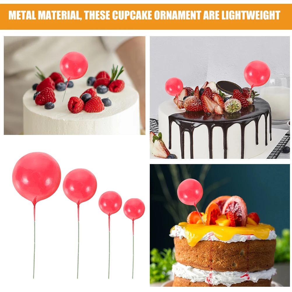 40 Pcs Cake Decoration Toppers Red 2cm 2 5cm 3cm 4cm Each 10 Balloon Shaped Picks Wedding Party Supplies Safe Healthy Use Easy
40 Pcs Cake Decoration Toppers Red 2cm 2 5cm 3cm 4cm Each 10 Balloon Shaped Picks Wedding Party Supplies Safe Healthy Use Easy