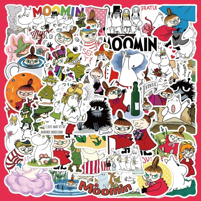 50Pcs Moomin Stickers Anime Action Figure Little My Snufkin Personal Sticker Q Figural Laptop Skateboard NotebookDecoration Gift
50Pcs Moomin Stickers Anime Action Figure Little My Snufkin Personal Sticker Q Figural Laptop Skateboard NotebookDecoration Gift