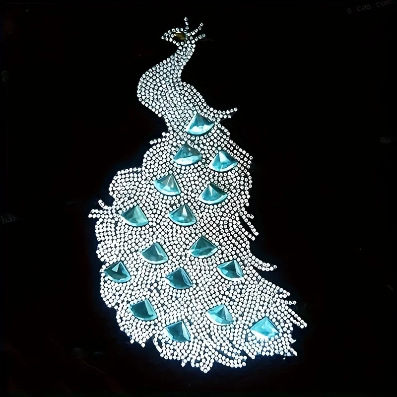 Pointback Peacock design rhinestones motif iron on transfers motif hot fix rhinestone applique sticker for shirt
Pointback Peacock design rhinestones motif iron on transfers motif hot fix rhinestone applique sticker for shirt