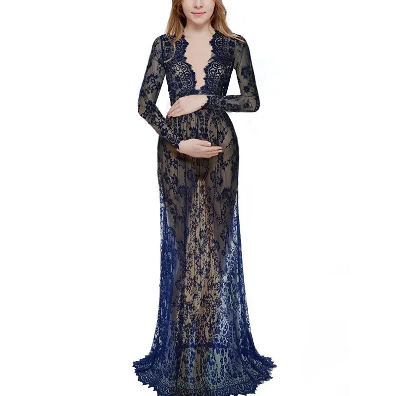 Autumn Pregnancy Dress Photography Props Lace Maternity Dress Fancy Photo Shooting Dress
Autumn Pregnancy Dress Photography Props Lace Maternity Dress Fancy Photo Shooting Dress