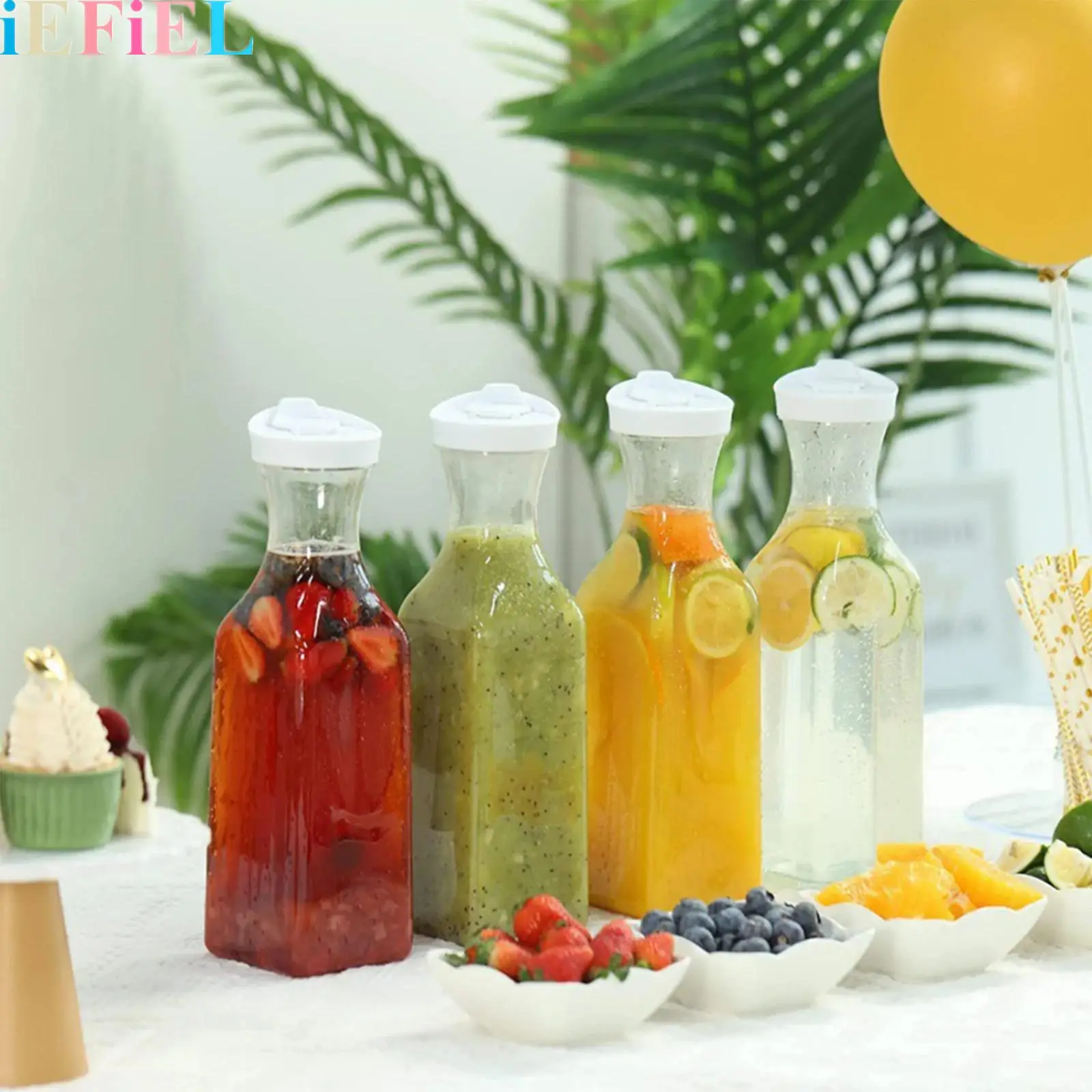 1500ml/50oz Juice Water Bottle Leakproof with Flip Top Round Square Juice Container Plastic Water Bottle for Cold Drinks Juice
1500ml/50oz Juice Water Bottle Leakproof with Flip Top Round Square Juice Container Plastic Water Bottle for Cold Drinks Juice