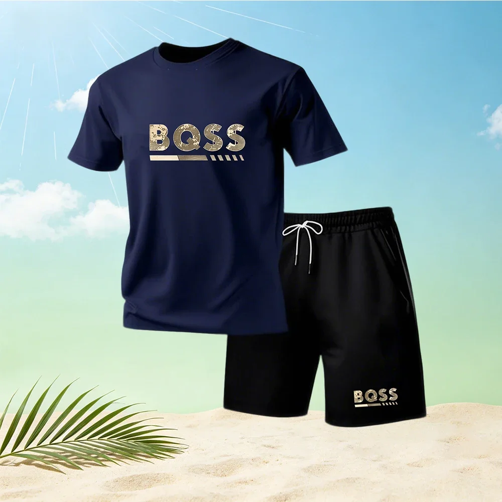 New 2026 Summer Men's Sets Short Sleeve+Shorts Round Neck Casual Sportswear 2-piece Set Training&Exercise Sets Fitness Tops Sale
New 2026 Summer Men's Sets Short Sleeve+Shorts Round Neck Casual Sportswear 2-piece Set Training&Exercise Sets Fitness Tops Sale