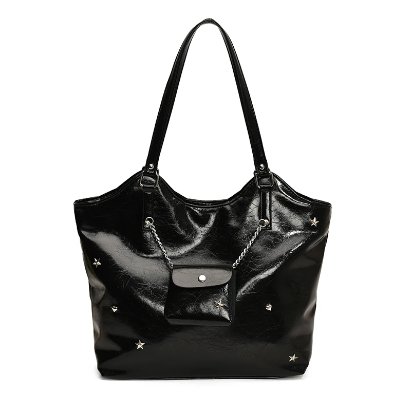 Bucket Bag PU Leather Solid Tote Bag for Women Large Capacity Shoulder Bag Hobo Purse Work Shopping Bag
Bucket Bag PU Leather Solid Tote Bag for Women Large Capacity Shoulder Bag Hobo Purse Work Shopping Bag