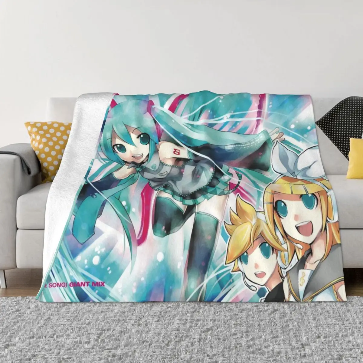 Y2K Hatsune Miku Blanket Super Soft Flannel Cozy Throw Blanket Machine Washable
Y2K Hatsune Miku Blanket Super Soft Flannel Cozy Throw Blanket Machine Washable