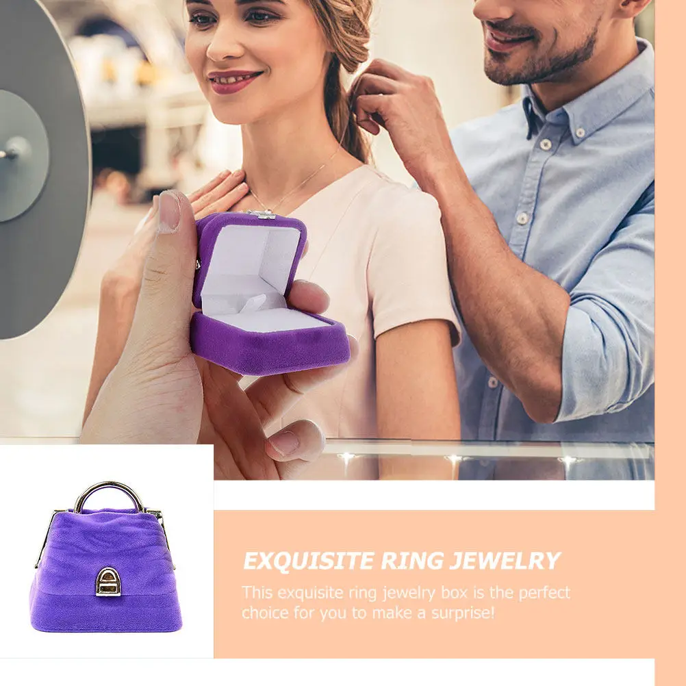 Creative Flannel Jewelry Box Elegant Ring Storage Case Romantic Wedding Engagement Gift Jewelry Organizer Protective Ring
Creative Flannel Jewelry Box Elegant Ring Storage Case Romantic Wedding Engagement Gift Jewelry Organizer Protective Ring