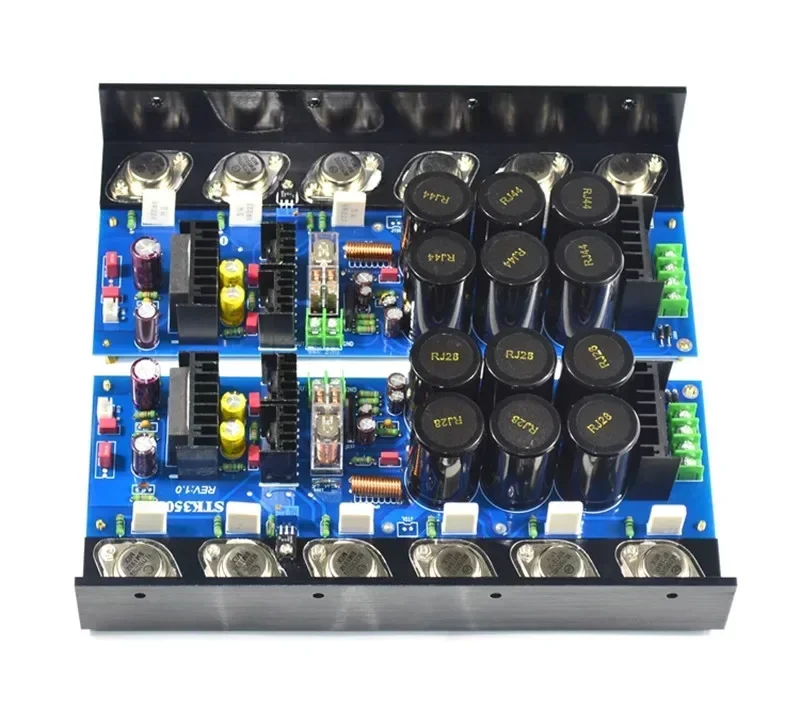 STK350 ON MJ15024 MJ15025 Gold seal tube 300W*2 HIFI Audio amplifier board finished
STK350 ON MJ15024 MJ15025 Gold seal tube 300W*2 HIFI Audio amplifier board finished