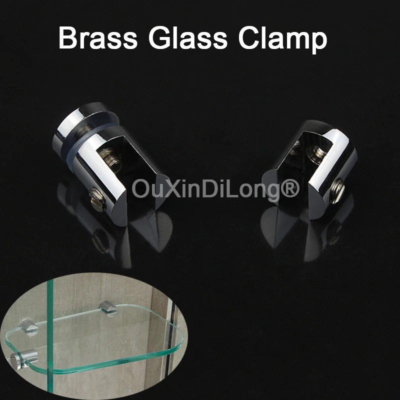 6PCS Shower Room Storage Rack Clamp Brass Bathroom Shelf Glass Clip Holder Layer Fixed Brackets Chrome Glass Clamp FG923
6PCS Shower Room Storage Rack Clamp Brass Bathroom Shelf Glass Clip Holder Layer Fixed Brackets Chrome Glass Clamp FG923