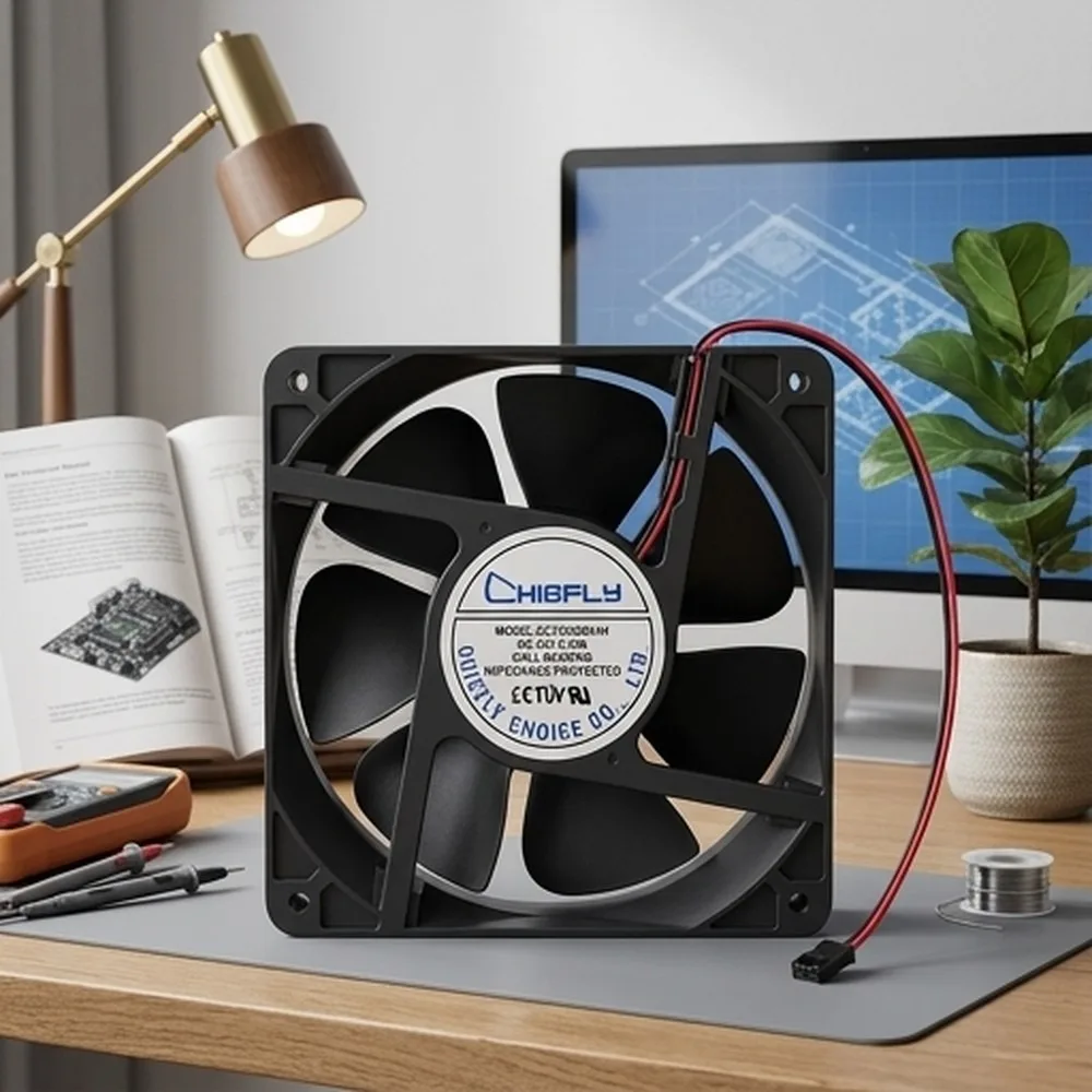 For CHIEFLY CC12038B24H 12038 DC24V 0.25A 12CM 2-Wire Cabinet Cooling Fan
For CHIEFLY CC12038B24H 12038 DC24V 0.25A 12CM 2-Wire Cabinet Cooling Fan