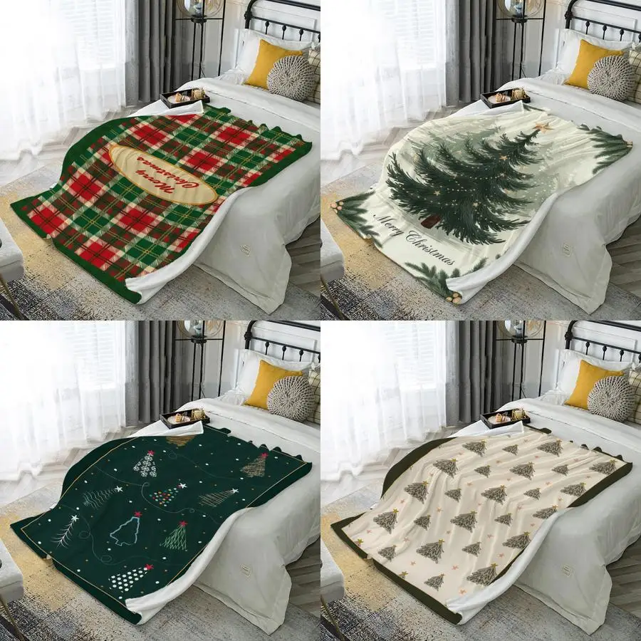 Christmas Plaid Blanket Microfiber Flannel Cover Blanket Bedroom Living Room Sofa Soft And Comfortable Home Decoration
Christmas Plaid Blanket Microfiber Flannel Cover Blanket Bedroom Living Room Sofa Soft And Comfortable Home Decoration