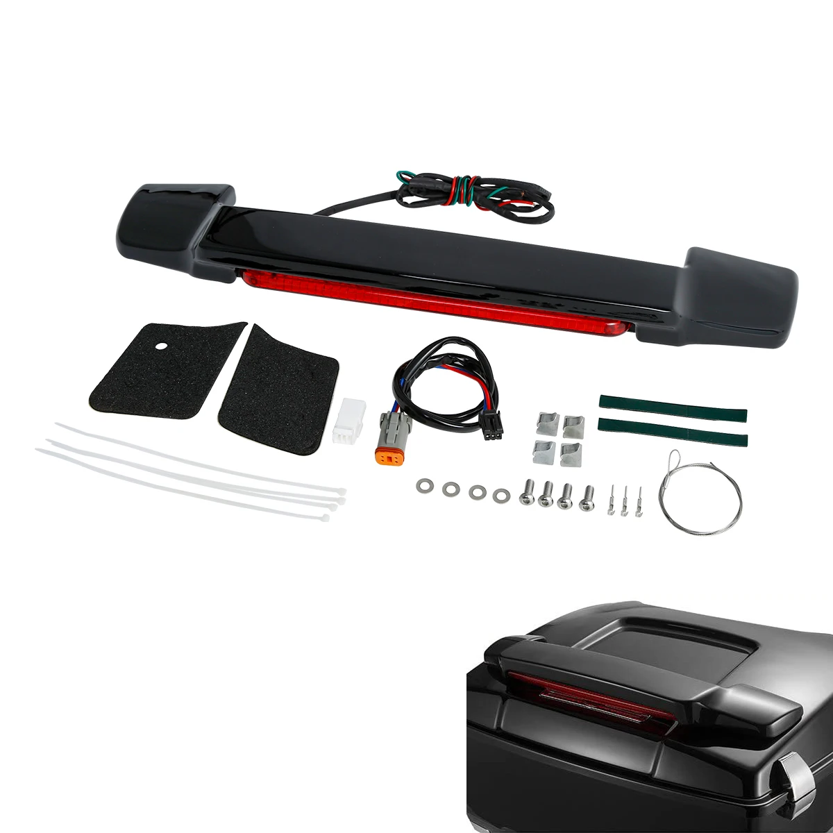 Red LED Trunk Light Spoiler For Harley Tour Pak Touring King Razor Chopped 1997-2013
Red LED Trunk Light Spoiler For Harley Tour Pak Touring King Razor Chopped 1997-2013
