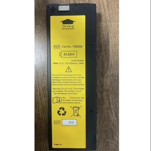 Replacement Battery 7808000 for Laerdal Medical Equipment - 12V 2000mAh Ni-MH (Compatible with 892003345, 78461584751)
Replacement Battery 7808000 for Laerdal Medical Equipment - 12V 2000mAh Ni-MH (Compatible with 892003345, 78461584751)