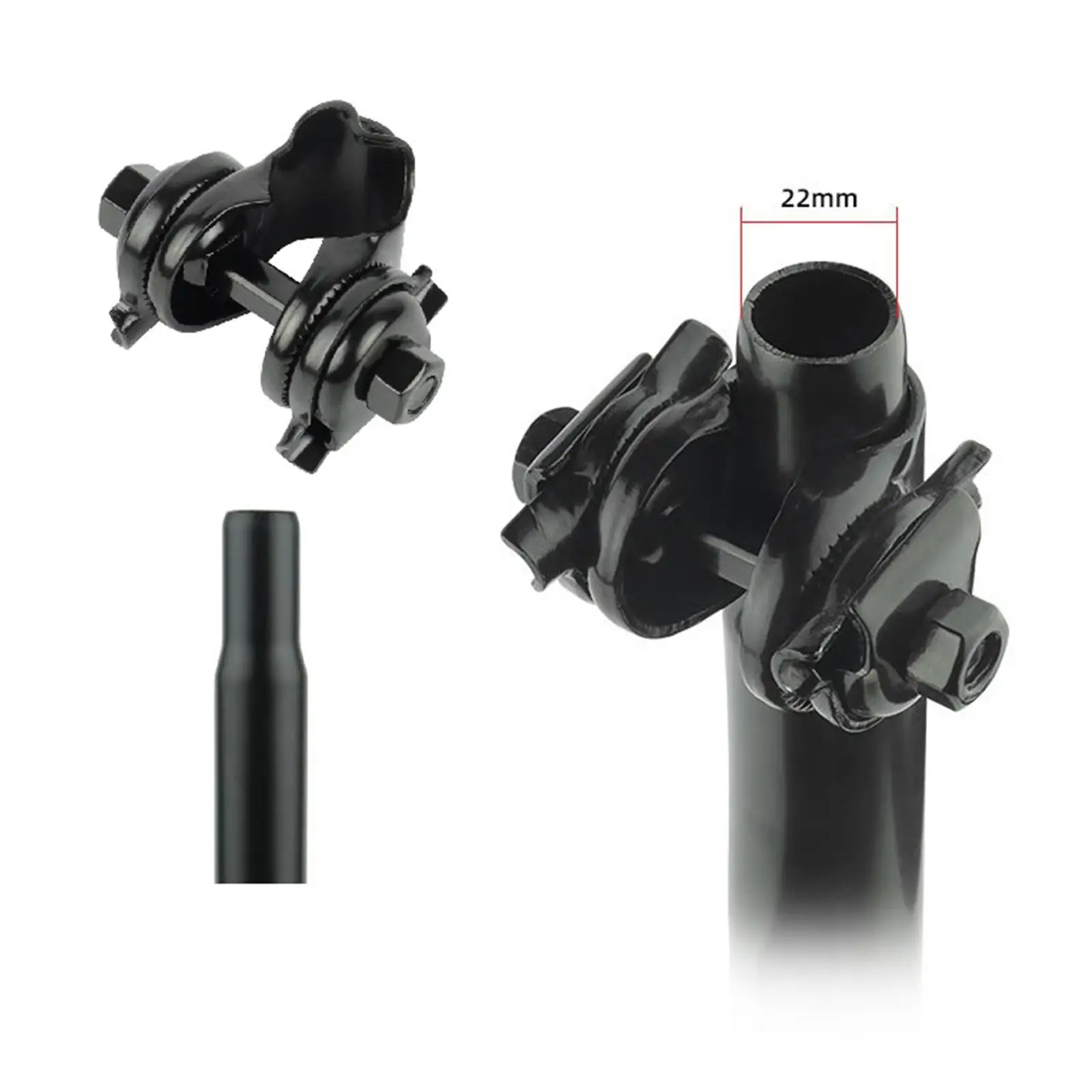 Steel Bicycle Seatpost Clamp Adjustable Quick Release Saddle Holder with M13 Wrench for Folding Road Bike Accessories
Steel Bicycle Seatpost Clamp Adjustable Quick Release Saddle Holder with M13 Wrench for Folding Road Bike Accessories